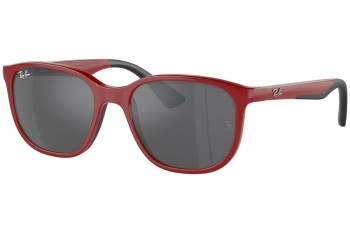 Ochelari de soare Ray-Ban Junior RJ9078S 71506G Pătrați Roșii