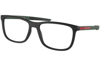 Okulary korekcyjne Prada Linea Rossa PS07OV 1BO1O1 Prostokątne Czarne