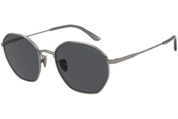 Okulary przeciwsłoneczne Giorgio Armani AR6150 300387 Kwadratowe Szare