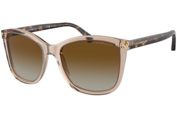 Okulary przeciwsłoneczne Emporio Armani EA4060 5850T5 Polarized Kwadratowe Beżowe Okulary przeciwsłoneczne Emporio Armani EA4060 5850T5 Polarized Kwadratowe Beżowe