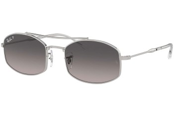 Okulary przeciwsłoneczne Ray-Ban RB3719 003/M3 Polarized Nieregularny Srebrne