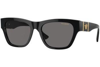 Ochelari de soare Versace VE4457 GB1/81 Polarized Pătrați Negri