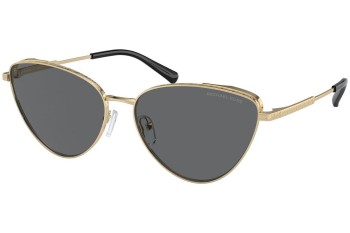 Слънчеви очила Michael Kors MK1140 101481 Polarized Око на котка Златна