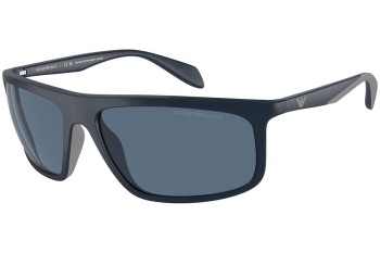 Okulary przeciwsłoneczne Emporio Armani EA4212U 508880 Prostokątne Czarne