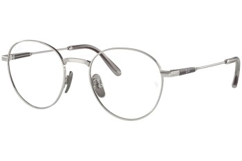 Silmälasit Ray-Ban David Titanium RX8782 1002 Pyöreä Hopea