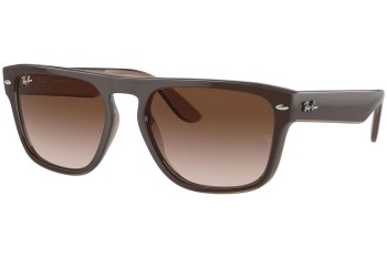 Ochelari de soare Ray-Ban RB4407 673113 Pătrați Maro