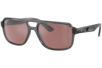 Okulary przeciwsłoneczne Ray-Ban RB4414M F691H2 Polarized Nieregularny Szare