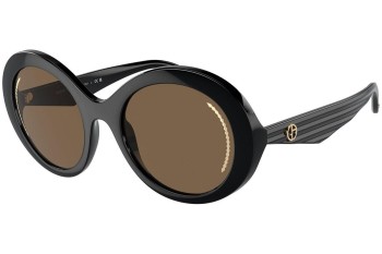 Okulary przeciwsłoneczne Giorgio Armani AR8204 500173 Owalne Czarne