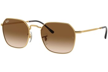 Okulary przeciwsłoneczne Ray-Ban Jim RB3694 001/51 Kwadratowe Złote