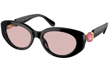 Ochelari de soare Swarovski SK6002 1001/5 Ovali Negri