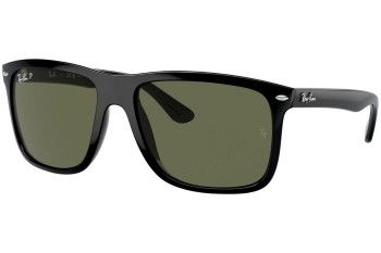 Solbriller Ray-Ban Boyfriend Two RB4547 601/58 Polarized Firkantet Sort