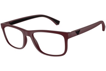 Okulary korekcyjne Emporio Armani EA3147 5261 Prostokątne Czerwone