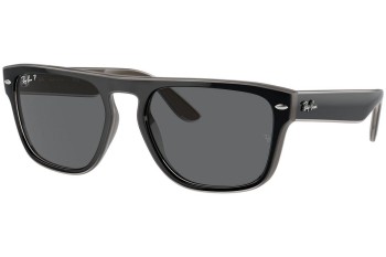 Zonnebril Ray-Ban RB4407 673381 Polarized Vierkant Zwart