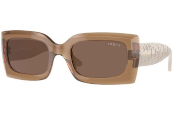 Слънчеви очила Vogue Eyewear VO5526S 309373 Правоъгълни Кафява