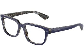 Brillen Dolce & Gabbana DG3380 3423 Rechthoekige Blauw