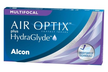 Контактни лещи Месечни Air Optix plus HydraGlyde Мултифокални (6 лещи)