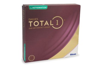 Kontaktlinser Daglige Dailies TOTAL1 for Astigmatisme (90 linser)