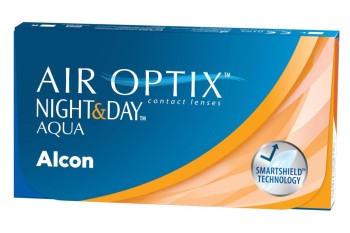 Soczewki kontaktowe Miesięczne Air Optix Night and Day Aqua (6 soczewek)