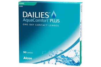 Kontaktlinser Daglige Dailies AquaComfort Plus Toric (90 linser)