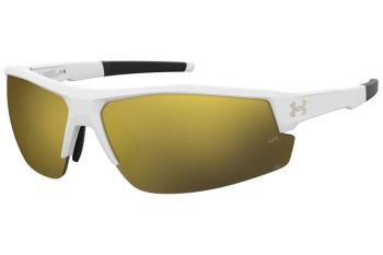 Okulary przeciwsłoneczne Under Armour UASKILLZ/G 7JX/2B Prostokątne Białe