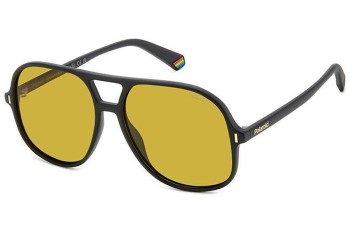 Okulary przeciwsłoneczne Polaroid PLD6217/S 003/MU Polarized Kwadratowe Czarne