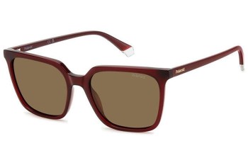 Zonnebril Polaroid PLD4163/S LHF/SP Polarized Pilot Rood