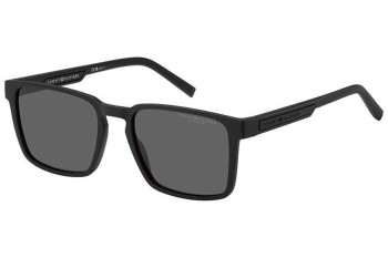 Zonnebril Tommy Hilfiger TH2088/S 003/M9 Polarized Rechthoekige Zwart