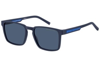 Ochelari de soare Tommy Hilfiger TH2088/S FLL/KU Dreptunghiulari Albaștri