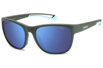 Слънчеви очила Polaroid PLD7051/S DLD/QG Polarized Правоъгълни Зелена