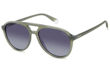 Слънчеви очила Polaroid PLD4162/S 1ED/WJ Polarized Пилотни Зелена