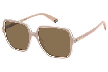 Ochelari de soare Polaroid PLD6219/S 35J/SP Polarized Pătrați Roz