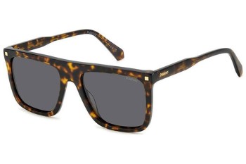 Слънчеви очила Polaroid PLD4166/S/X 086/M9 Polarized Flat Top Хавана