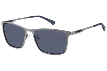 Ochelari de soare Polaroid PLD2159/G/S/X KJ1/C3 Polarized Dreptunghiulari Gri