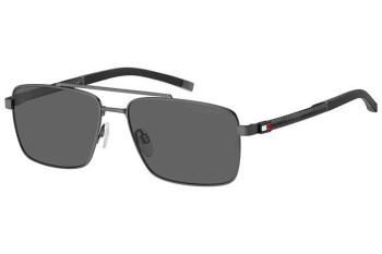 Solbriller Tommy Hilfiger TH2078/S SVK/M9 Polarized Rektangulær Grå