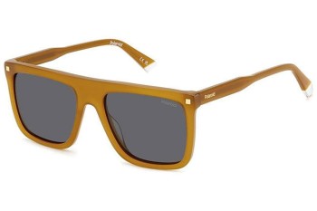 Napszemüvegek Polaroid PLD4166/S/X 40G/M9 Polarized Flat Top Barna