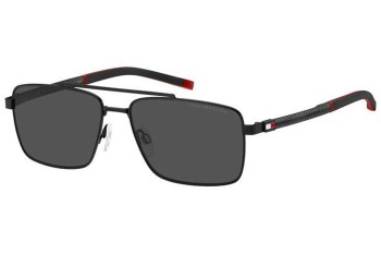 Okulary przeciwsłoneczne Tommy Hilfiger TH2078/S 003/IR Prostokątne Czarne