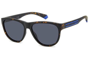 Okulary przeciwsłoneczne Polaroid PLD2156/S HGC/C3 Polarized Prostokątne Havana