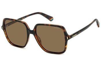 Слънчеви очила Polaroid PLD6219/S 086/SP Polarized Квадратни Хавана