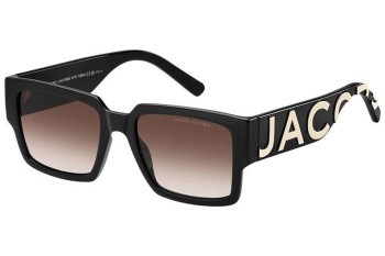 Okulary przeciwsłoneczne Marc Jacobs MARC739/S 80S/HA Prostokątne Czarne