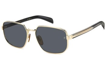 Okulary przeciwsłoneczne David Beckham DB7121/G/S RHL/IR Prostokątne Złote Okulary przeciwsłoneczne David Beckham DB7121/G/S RHL/IR Prostokątne Złote