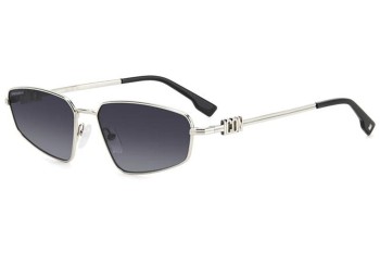 Okulary przeciwsłoneczne Dsquared2 ICON0015/S 010/9O Prostokątne Srebrne