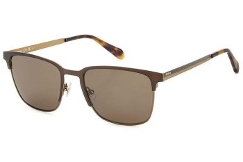 Ochelari de soare Fossil FOS2142/G/S 09Q/70 Dreptunghiulari Maro