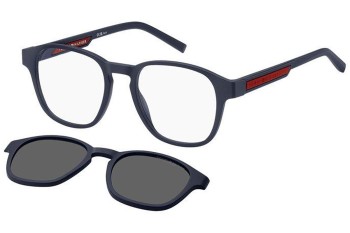 Okulary korekcyjne Tommy Hilfiger TH2085/CS FLL/M9 Polarized Prostokątne Niebieskie