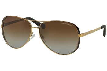 Слънчеви очила Michael Kors Chelsea MK5004 1014T5 Polarized Пилотни Златна