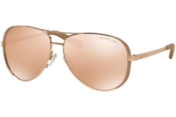 Solbriller Michael Kors Chelsea MK5004 1017R1 Pilot Guld