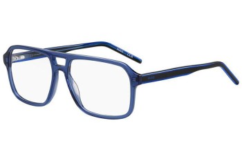 Brillen HUGO HG1299 D51 Rechthoekige Blauw