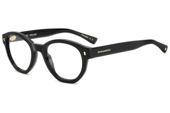 Okulary korekcyjne Dsquared2 D20131 807 Okrągłe Czarne Okulary korekcyjne Dsquared2 D20131 807 Okrągłe Czarne