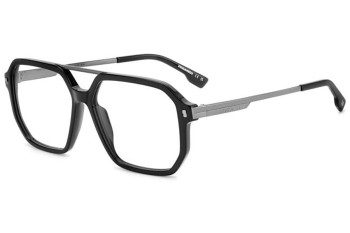 Okulary korekcyjne Dsquared2 D20123 ANS Kwadratowe Czarne