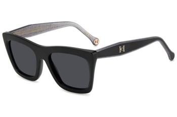 Ochelari de soare Carolina Herrera HER0226/S BSC/IR Dreptunghiulari Negri