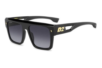 Sluneční brýle Dsquared2 D20127/S 807/9O Flat Top Černé